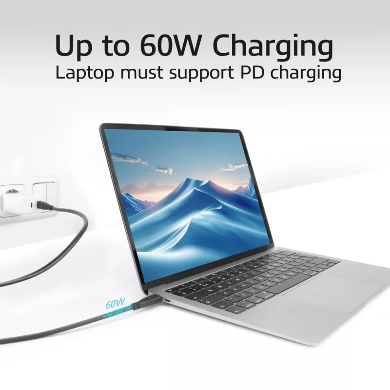 ACT AC7445 kabel USB 3.2 Gen 2 (3.1 Gen 2) 5 m USB C 10 Gbit/s 60 W czarny