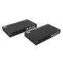 Zestaw przedłużacza AV media z podwójnym przełącznikiem USB-C, CAT6A, 100 metrów