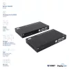 Zestaw przedłużacza AV media z podwójnym przełącznikiem USB-C, CAT6A, 100 metrów