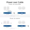 Zestaw przedłużacza AV media z podwójnym przełącznikiem USB-C, CAT6A, 100 metrów