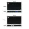 Zestaw przedłużacza AV media z podwójnym przełącznikiem USB-C, CAT6A, 100 metrów