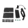 Zestaw przedłużacza AV media z podwójnym przełącznikiem USB-C, CAT6A, 100 metrów