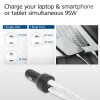 ACT 2-portowa szybka ładowarka samochodowa USB-C 95 W z Power Delivery PPS, Quick Charge i GaNFast