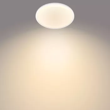 Philips Functional Super cienki Lampa sufitowa 18 W, LED, niewymienne źródło/a światła, 2700 K, 1500 lm, IP20, biały