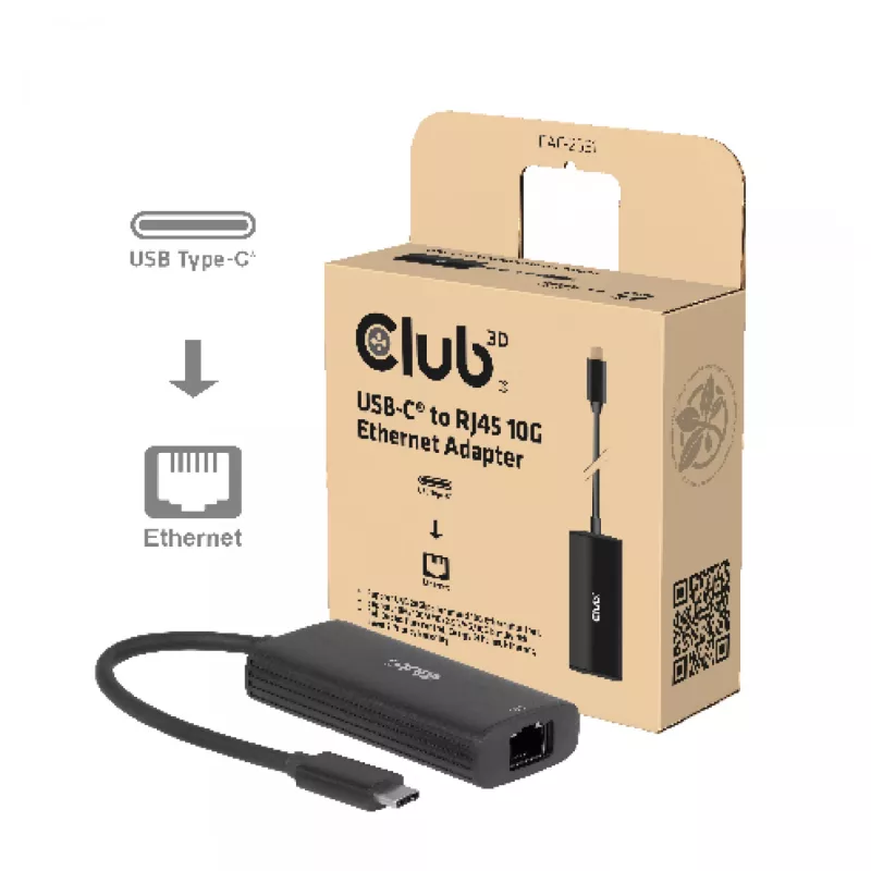 CLUB3D CAC-2531 Stacja dokująca/port replicator do laptopa Przewodowa USB 3.2 Gen 1 (3.1 Gen 1) Type-C Czarna