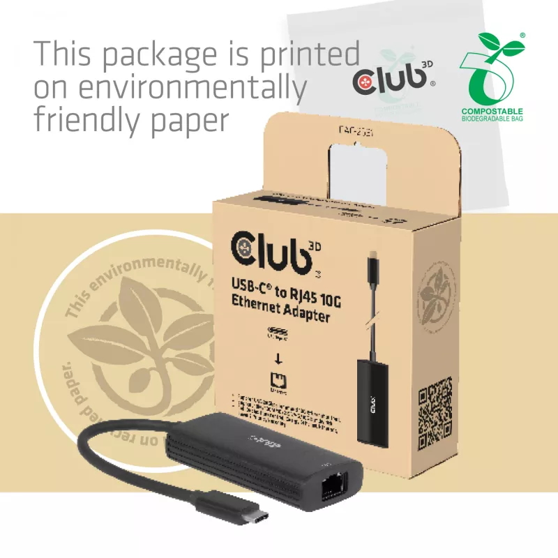 CLUB3D CAC-2531 Stacja dokująca/port replicator do laptopa Przewodowa USB 3.2 Gen 1 (3.1 Gen 1) Type-C Czarna