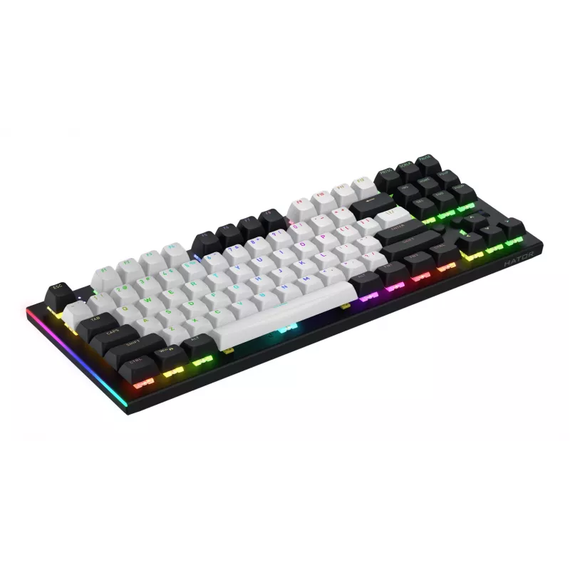 HATOR Gravity TKL klawiatura Gaming USB QWERTY US English Czarna