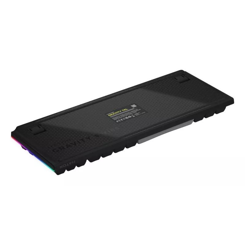 HATOR Gravity TKL klawiatura Gaming USB QWERTY US English Czarna