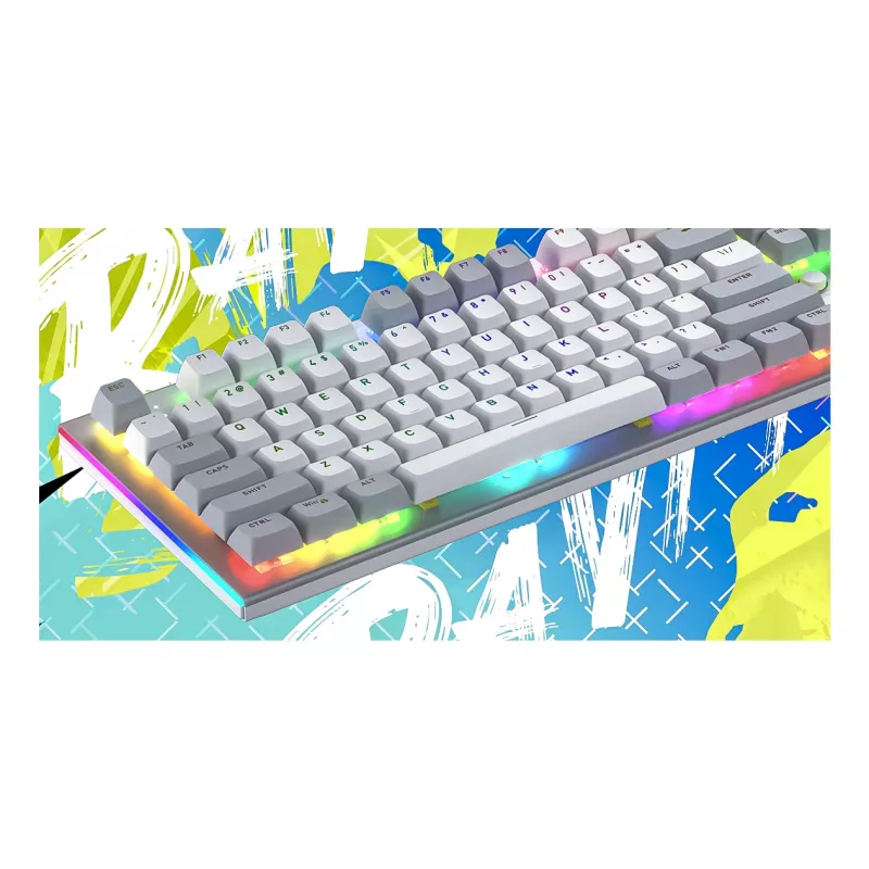 HATOR Gravity TKL klawiatura Gaming USB QWERTY US English Czarna