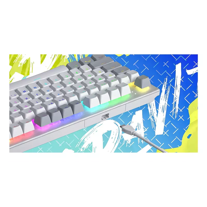 HATOR Gravity TKL klawiatura Gaming USB QWERTY US English Czarna