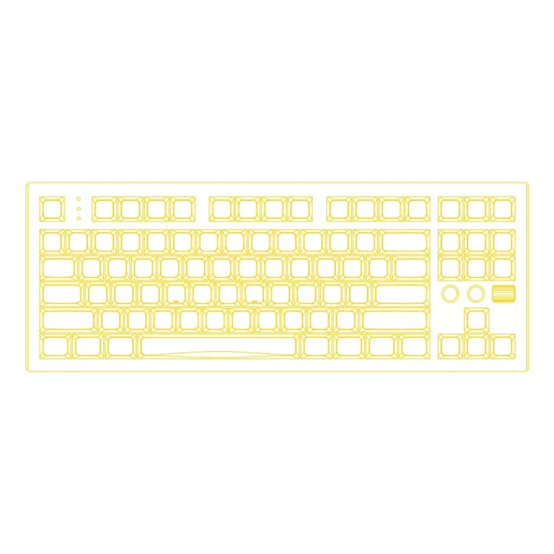 HATOR Gravity TKL klawiatura Gaming USB QWERTY US English Czarna