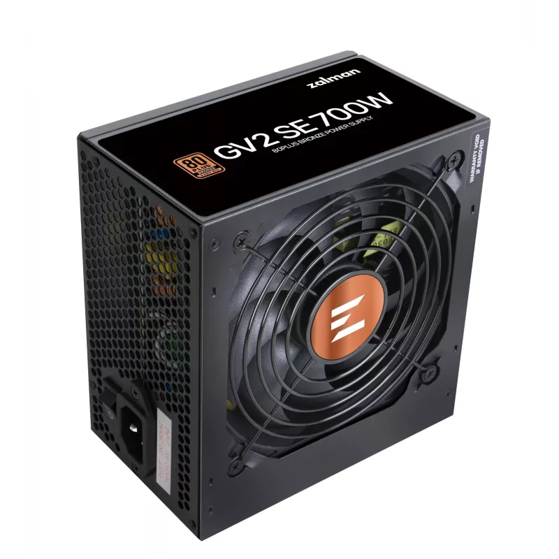 Zalman ZM700-GV2SE zasilacz 700 W 20+4 pin ATX ATX Czarny