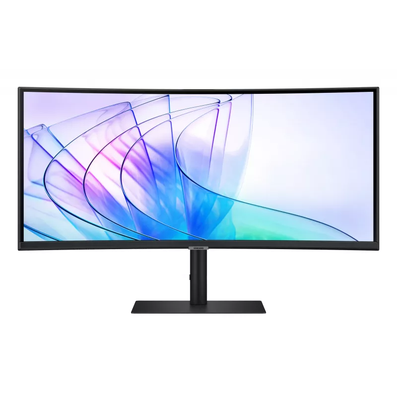 Monitor Samsung S65VC 86,4 cm (34 inch) 3440 x 1440 pikseli UltraWide Quad HD LCD Czarny