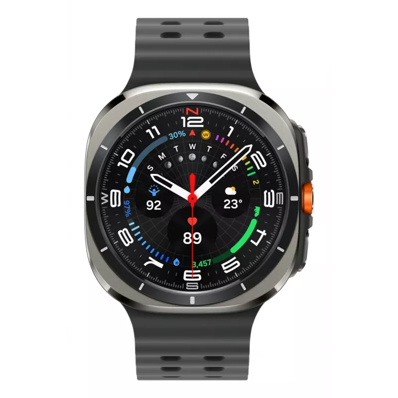 Samsung Galaxy Watch Ultra 3,81 cm (1,5 cala) AMOLED 47 mm Cyfrowy 480 x 480 pikseli Ekran dotykowy 4G Srebrny Wi-Fi GPS (satelita)