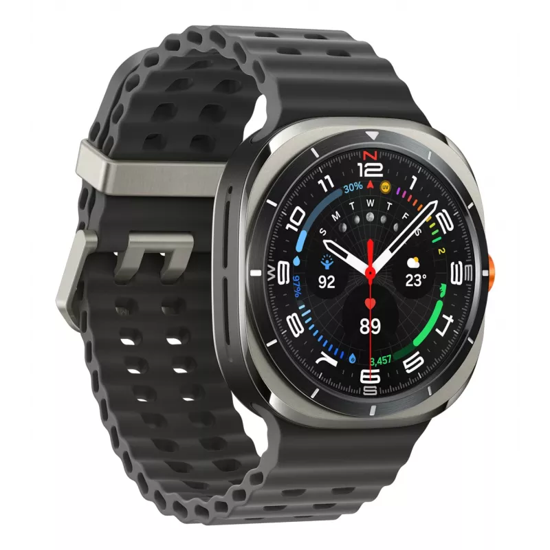 Samsung Galaxy Watch Ultra 3,81 cm (1,5 cala) AMOLED 47 mm Cyfrowy 480 x 480 pikseli Ekran dotykowy 4G Srebrny Wi-Fi GPS (satelita)