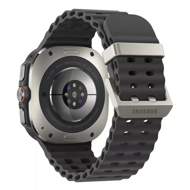 Samsung Galaxy Watch Ultra 3,81 cm (1,5 cala) AMOLED 47 mm Cyfrowy 480 x 480 pikseli Ekran dotykowy 4G Srebrny Wi-Fi GPS (satelita)