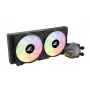 Zalman ALPHA24 Czarny CPU Liquid Cooler 280mm radiator 2 x 140 mm wentylator ARGB pompa Dual Procesor Chłodzenie cieczą All-in-one 12 cm