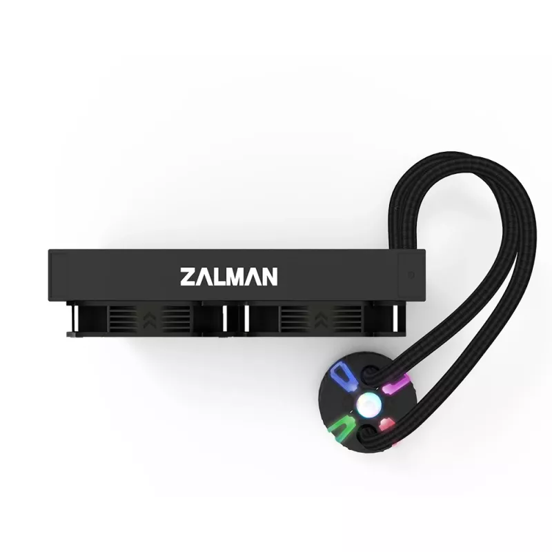Zalman RESERATOR5 Z24 ARGB Czarny układ chłodzenia komputera Procesor Chłodzenie cieczą typu all-in-one 12 cm