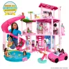Barbie Dreamhouse domek dla lalek z basenem i zjeżdżalnią - 75+ elementów (HMX10)