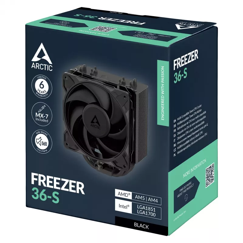 ARCTIC Freezer 36-S chłodzenie procesora - Czarny