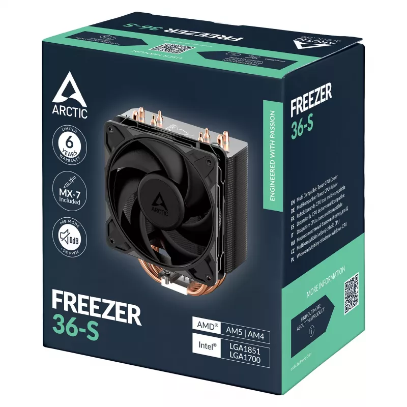 ARCTIC Freezer 36-S chłodzenie procesora - Czarny
