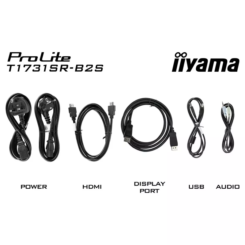iiyama ProLite T1731SR-B2S 17 inch SXGA monitor dotykowy