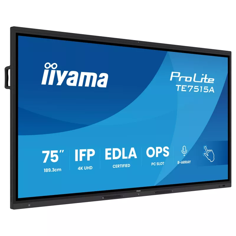iiyama ProLite TE7515A-B2AG 75 inch 4K interaktywny ekran dotykowy