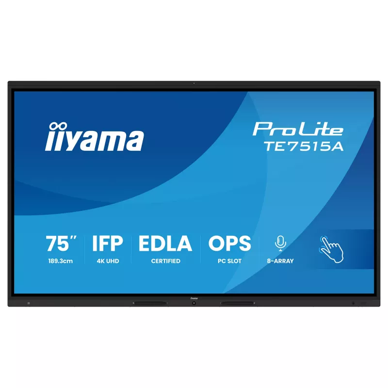 iiyama ProLite TE7515A-B2AG 75 inch 4K interaktywny ekran dotykowy