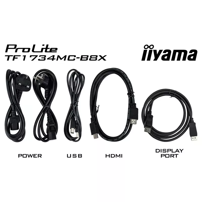 iiyama ProLite TF1734MC-B8X 17 inch SXGA monitor dotykowy open frame
