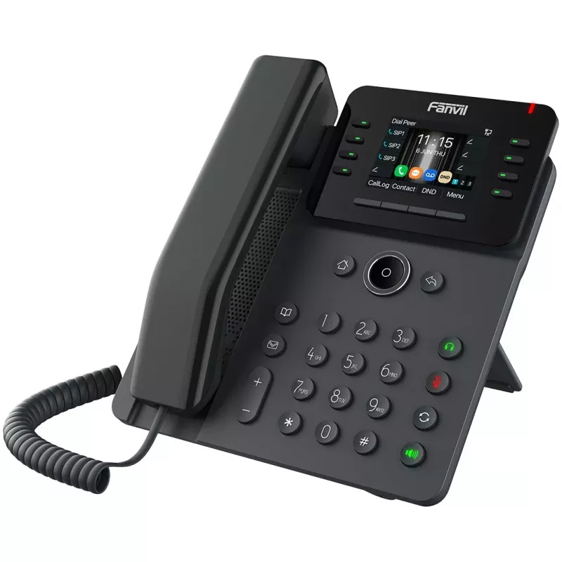 Fanvil V62G Gigabit SIP telefon IP biurkowy (12 linii, kolorowy wyświetlacz)