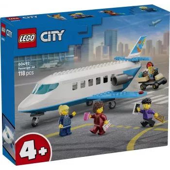 LEGO City 60492 Samolot pasażerski (118 elem.)