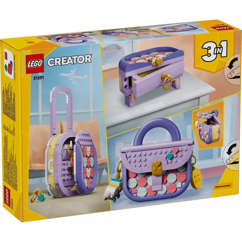 LEGO Creator 3-in-1 31391 Modna torebka ze schowkiem (272 elem.)