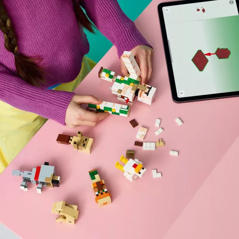 LEGO Minecraft 21592 Atak na pustyni Kurzego Jeźdźca (428 elem.)