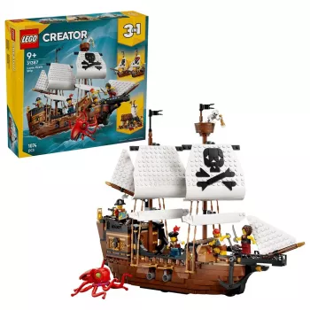 LEGO Creator 3-in-1 31387 Kultowy statek piracki (1074 elem.)