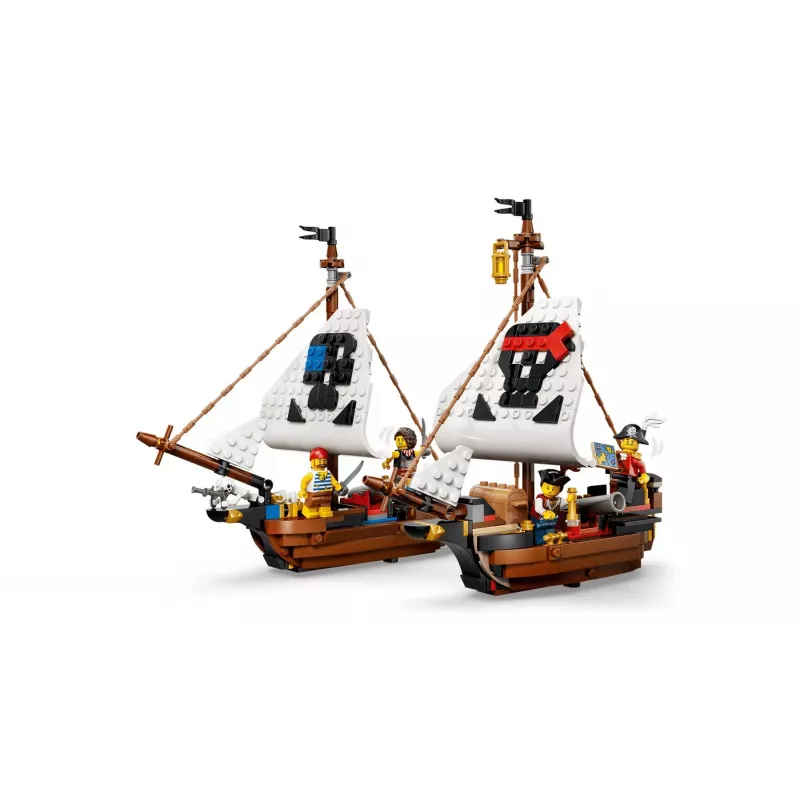 LEGO Creator 3-in-1 31387 Kultowy statek piracki (1074 elem.)