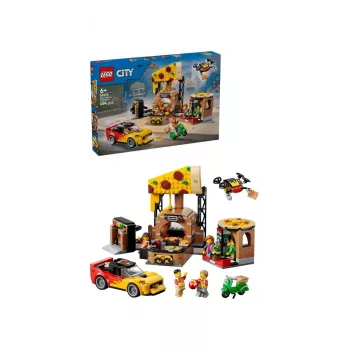 LEGO City 60496 Dostawa pizzy z pojazdami (494 elem.)