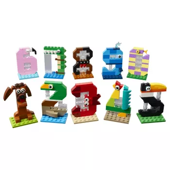 LEGO 40807 Liczby urodzinowe - zwierzęce dekoracje na tort (281 elem.)
