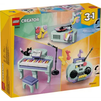 LEGO Creator 3-in-1 31392 Pianino z kotem (485 elem.)