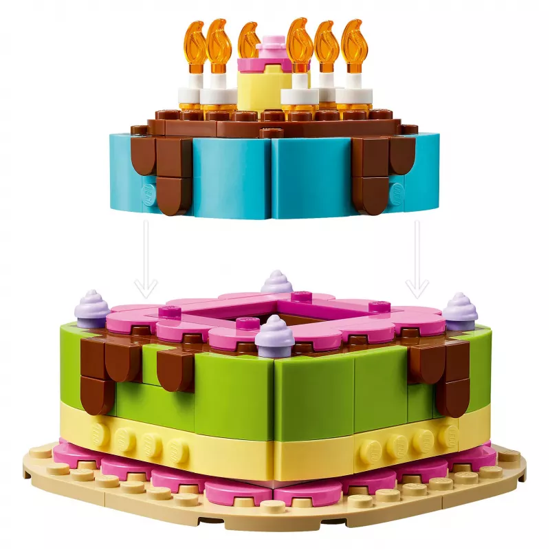 LEGO 40815 Tort urodzinowy - tort do zbudowania ze świeczkami (219 elem.)