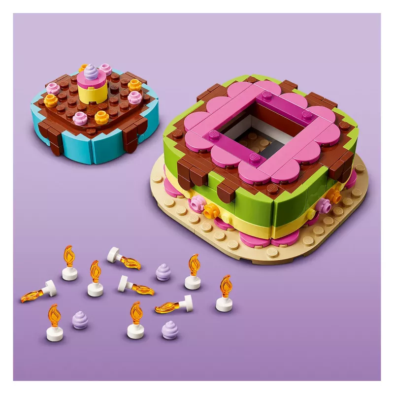 LEGO 40815 Tort urodzinowy - tort do zbudowania ze świeczkami (219 elem.)