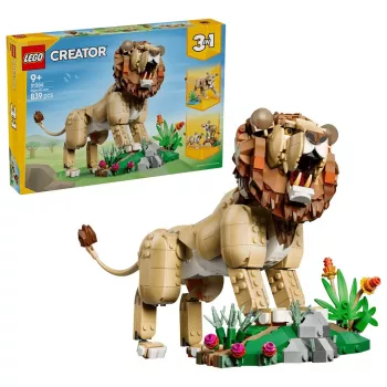 LEGO Creator 3-in-1 31386 Dzikie zwierzęta: Majestatyczny lew (839 elem.)