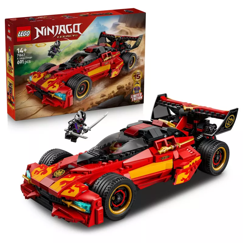 LEGO NINJAGO 71867 X-1 Ninja Charger 15. rocznica (691 elem.)