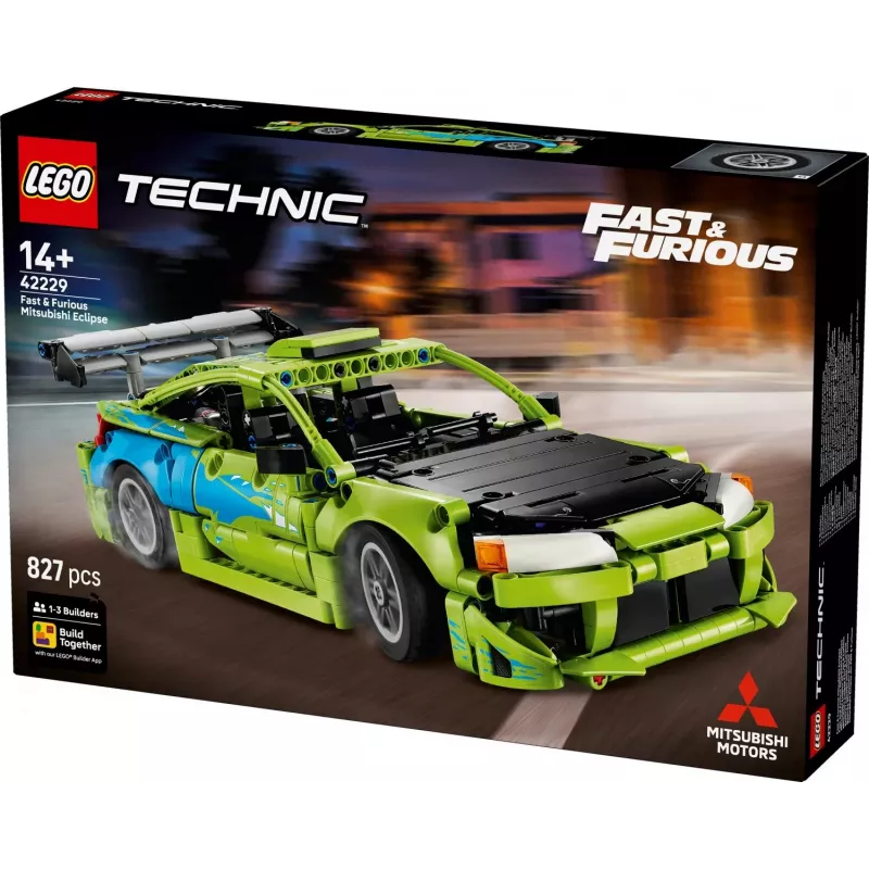 LEGO Technic 42229 Fast & Furious Mitsubishi Eclipse (827 elem.)