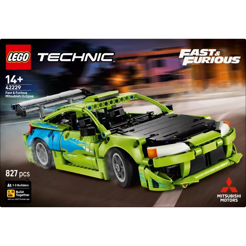 LEGO Technic 42229 Fast & Furious Mitsubishi Eclipse (827 elem.)
