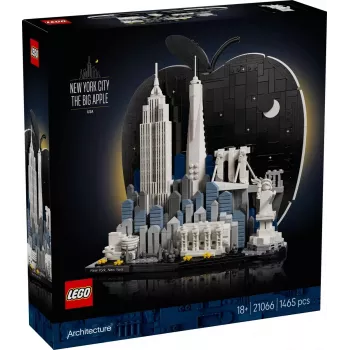 LEGO Architecture 21066 Nowy Jork - Wielkie Jabłko (1465 elem.)