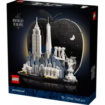 LEGO Architecture 21066 Nowy Jork - Wielkie Jabłko (1465 elem.)