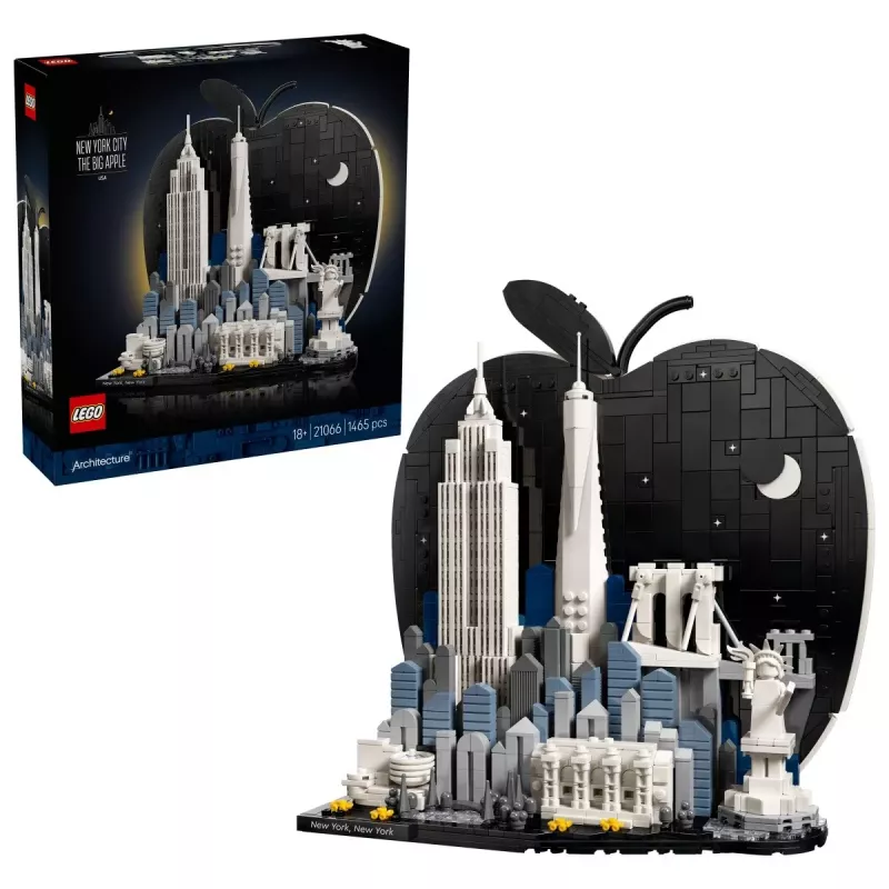 LEGO Architecture 21066 Nowy Jork - Wielkie Jabłko (1465 elem.)