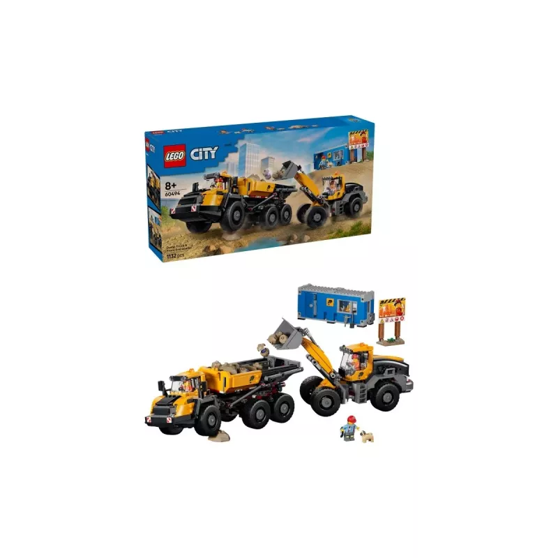 LEGO City 60494 Wywrotka i ładowarka czołowa (1132 elem.)