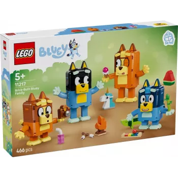 LEGO Bluey 11217 Rodzina Bluey z klocków (466 elem.)