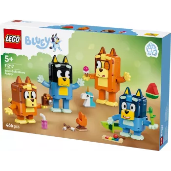 LEGO Bluey 11217 Rodzina Bluey z klocków (466 elem.)